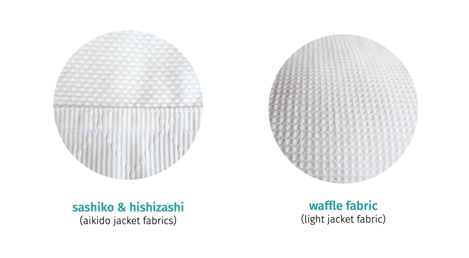 sashiko, hishizashi and waffle fabrics